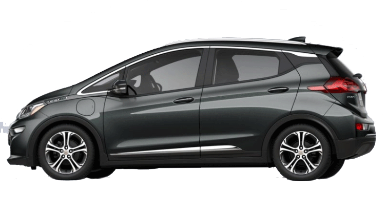 Chevy bolt 100% electric rental car on Maui