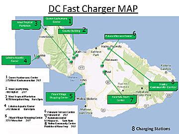 EV ohana charging stations